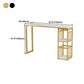 Stone Top Bar Dining Table Traditional Luxury Bar Table with Sled Base Clearhalo 'Bar Furniture' 'Bar Tables' 'bar_tables' 'furn' 'furn_bar_tables' 'Furniture' 'furniture_bar_tables' 'Kitchen & Dining Furniture' 1200x1200_b7c18988-eb80-4ca2-8b2e-5568739b99de