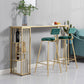 1/2/3 pezzi Contemporary and Rectangular Bar sgabello e set da tavolo