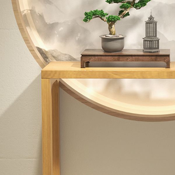 Mitte des Jahrhunderts modernes Sofa-Tisch Rechteck Schlittenkiefern dunkelbrauner Konsolentisch