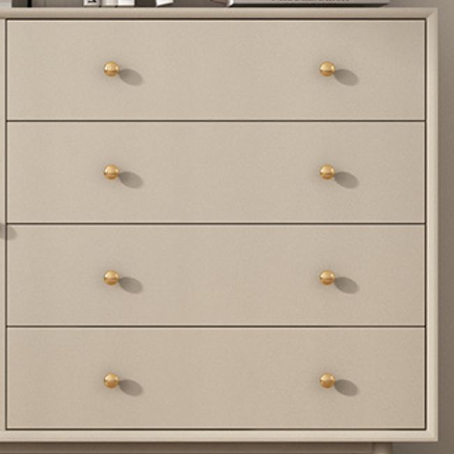Contemporary Solid Wood Accent Cabinet Beige 2/4-Drawer Chest with Rattan Accent Clearhalo 'Cabinets & Chests' 'cabinets_chests' 'furn' 'furn_cabinets_chests' 'Furniture' 'Living Room Furniture' 1200x1200_b7c51bee-522c-4945-8b39-979e9ce4b2d4
