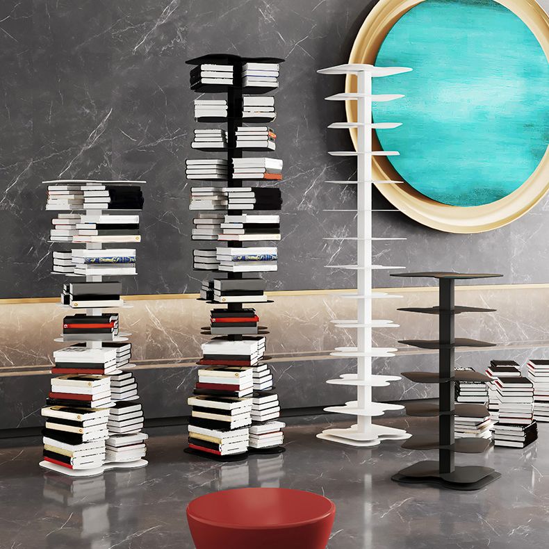 Contemporary Vertical Etagere Bookshelf Metal Open Back Shelf for Office Clearhalo 'Bookcases' 'furn' 'furn_bookcases' 'Furniture' 'furniture_bookcases' 'kitchen' 'kitchen_bookcases' 'Living Room Furniture' 'Office Furniture' 1200x1200_b7c56136-9051-42d8-bfe6-6b32086f1a4b