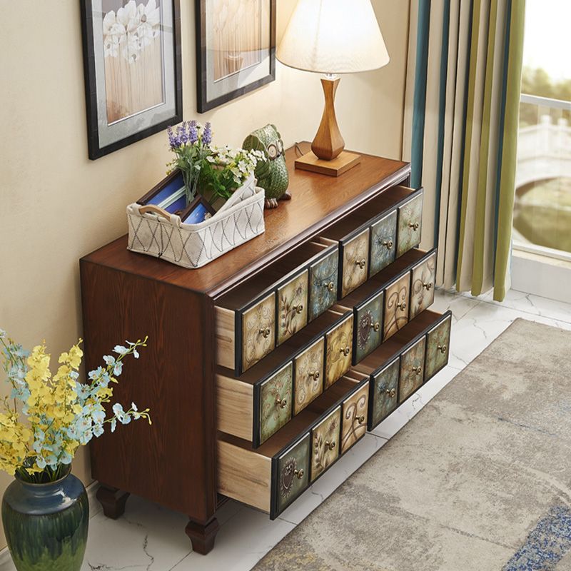 American Retro Storage Chest Solid Wood Storage Chest Dresser for Bedroom Clearhalo 'Bedroom Furniture' 'Dressers & Chests' 'dressers_chests' 'furn' 'furn_dressers_chests' 'Furniture' 1200x1200_b7c6b354-03cd-4f81-8098-ae39973e4b34