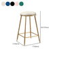 Scandinavian Upholstered Fabric Stools for Home Armless Backless Stools with 4 Gold Legs Clearhalo 'Bar Furniture' 'Bar Stools' 'bar_stools' 'furn' 'furn_bar_stools' 'furniture_bar_stools' 'Kitchen & Dining Furniture' 'kitchen&dining_furn' 'kitchen' 'kitchen_furn' Furniture' 1200x1200_b7c72db0-6aa7-47ad-ab02-61a6f1e1009f