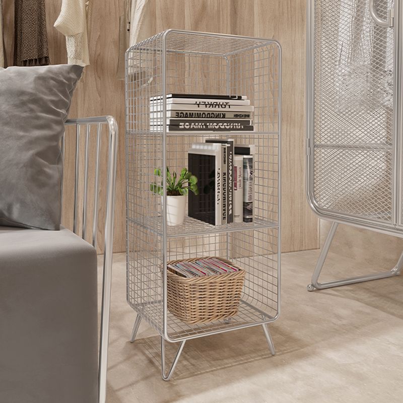 Modern Style Bookcase Vertical Metal Closed Back Bookshelf for Home Clearhalo 'Bookcases' 'furn' 'furn_bookcases' 'Furniture' 'furniture_bookcases' 'Office Furniture' 1200x1200_b7c98957-1831-4ee9-9b89-ba6e5d96feed