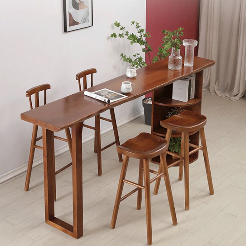 Modern Solid Wood Barstool Wood Restaurant Bar Stool with Pedal Clearhalo 'Bar Furniture' 'Bar Stools' 'bar_stools' 'furn' 'furn_bar_stools' 'Furniture' 'Kitchen & Dining Furniture' 1200x1200_b7ca1915-12cc-4585-8628-6297c33da4be