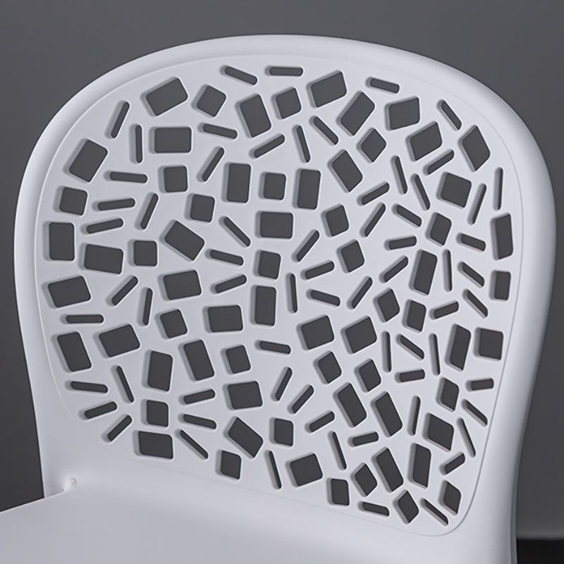Scandinavian Open Back Dining Side Chair Plastic Dining Armless Chair Clearhalo ' kitchen&dining_furn' 'Dining Chairs' 'Dining Tables & Seating' 'dining_chair' 'furn' 'furn_dining_chair' 'Furniture' 'furniture_dining_chair' 'Kitchen & Dining Furniture' 'kitchen' 1200x1200_b7ca66e3-1c9d-41df-85e0-755846838fd5