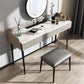 Makeup Counter With 2 Storage Drawers Contemporary Marble Dresser for Bedroom