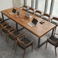 Solid Wood Office Meeting Table Industrial Fixed Writing Table