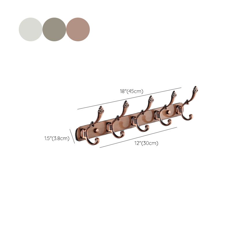 Pastilla de pelaje de pared enmarcada con metal de colgilla moderna con ganchos