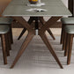Rectangle Dining Table Set 1/4/5/7 Pieces Modern Gray Dinette Set for Home