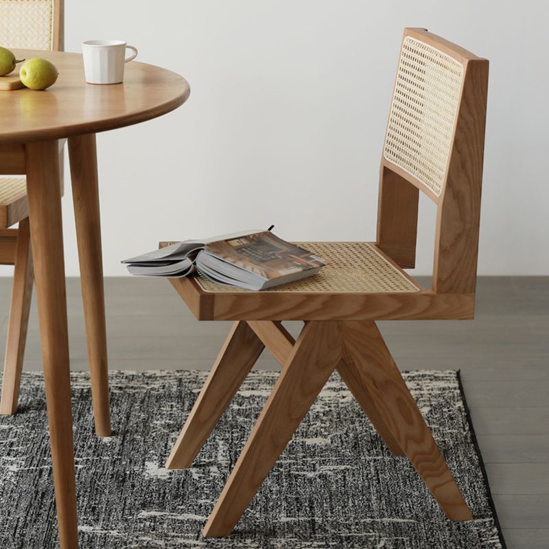 Armless Dining Chairs Modern Solid Wood Side Chairs for Dining Room Clearhalo 'Dining Chairs' 'Dining Tables & Seating' 'dining_chair' 'furn' 'furn_dining_chair' 'Furniture' 'furniture_dining_chair' 'Kitchen & Dining Furniture' 1200x1200_b7d39e9d-424d-4e27-b2cf-b989348d8e6a