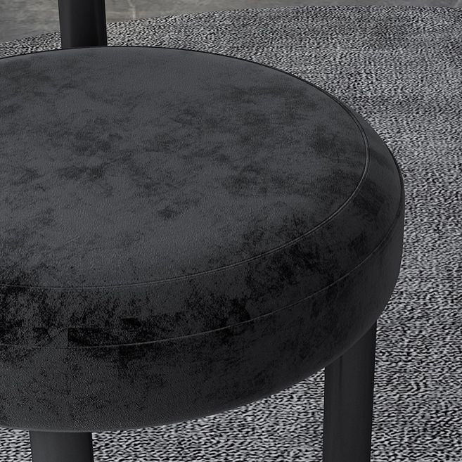 Contemporary Style Upholstered Armless Dining Chairs Open Back Dining Side Chairs Clearhalo ' kitchen&dining_furn' 'Dining Chairs' 'Dining Tables & Seating' 'dining_chair' 'furn' 'furn_dining_chair' 'Furniture' 'furniture_dining_chair' 'Kitchen & Dining Furniture' 'kitchen' 1200x1200_b7d3f0f1-8d50-4bd9-a4da-6284a3fc31f3