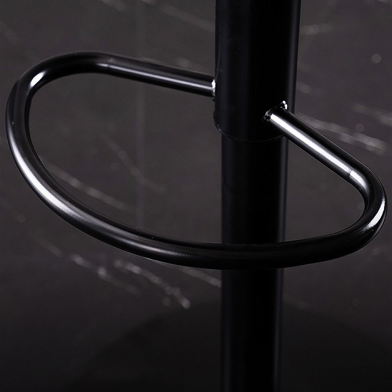 Contemporary Adjustable Bar and Counter Stool Low Back Stool with Black Base Clearhalo 'Bar Furniture' 'Bar Stools' 'bar_stools' 'furn' 'furn_bar_stools' 'furniture_bar_stools' 'Kitchen & Dining Furniture' 'kitchen&dining_furn' 'kitchen' 'kitchen_furn' Furniture' 1200x1200_b7d6c87f-f915-4a8e-ac5a-6ff23ed3043c