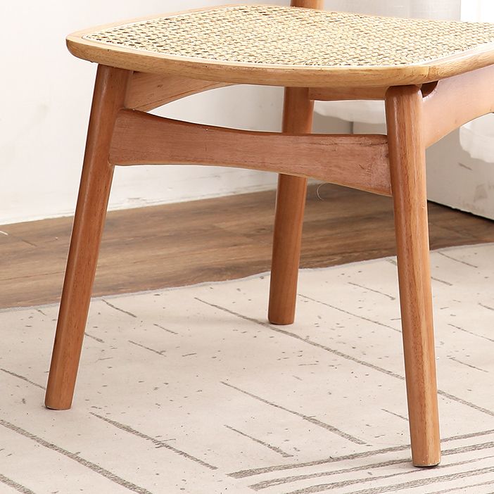 Contemporary Style Dining Chairs Armless Open Back Chairs with Wooden Legs Clearhalo ' kitchen&dining_furn' 'Dining Chairs' 'Dining Tables & Seating' 'dining_chair' 'furn' 'furn_dining_chair' 'Furniture' 'furniture_dining_chair' 'Kitchen & Dining Furniture' 'kitchen' 1200x1200_b7d82619-2e6a-44b5-92ba-29fb226bdab2