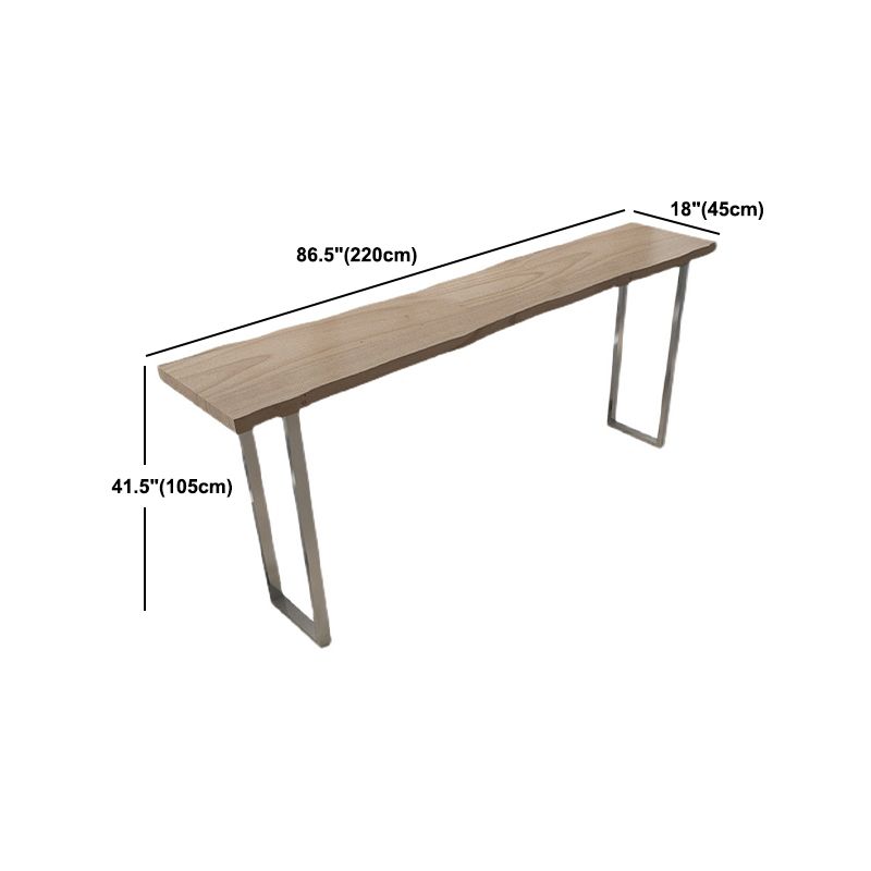 1/5 Pieces Modern Rectangular Pub Table Set Wooden Counter Table with Backless Stools Clearhalo 'Bar Furniture' 'furn' 'furn_home_bar_bar_sets' 'Furniture' 'Home Bars & Bar Sets' 'home_bar_bar_sets' 'Kitchen & Dining Furniture' 1200x1200_b7d9c026-76af-4e2e-8385-6a1167a0d8d5