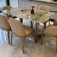 Solid Wood Contemporary Rectangular Dining Table Sintered Stone Top Table for Dining Room Clearhalo ' dining_table' 'Dining Tables & Seating' 'Dining Tables' 'furn' 'furn_dining_table' 'Furniture' 'furniture_dining_table' 'Kitchen & Dining Furniture' 'kitchen&dining_furn' 'kitchen' 'kitchen_dining_table' 1200x1200_b7da7ac2-980b-4b8b-82a4-490f0c18a93b