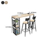 Industrial Solid Wood Top Counter Table 42-inch Height Table for Living Room Clearhalo 'Bar Furniture' 'Bar Tables' 'bar_tables' 'furn' 'furn_bar_tables' 'Furniture' 'furniture_bar_tables' 'Kitchen & Dining Furniture' 1200x1200_b7dde211-dd97-45a9-ae06-e1dc64990d81