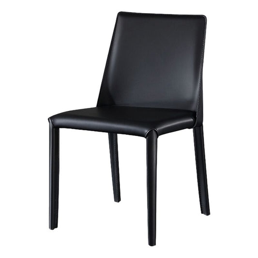 Glam Dining Room Armless Chairs Faux Leather Metal Base Dining Chairs Clearhalo 'Dining Chairs' 'Dining Tables & Seating' 'dining_chair' 'furn' 'furn_dining_chair' 'Furniture' 'furniture_dining_chair' 'Kitchen & Dining Furniture' 1200x1200_b7df9fda-12d0-4b75-ac6d-375bf15d6eaf