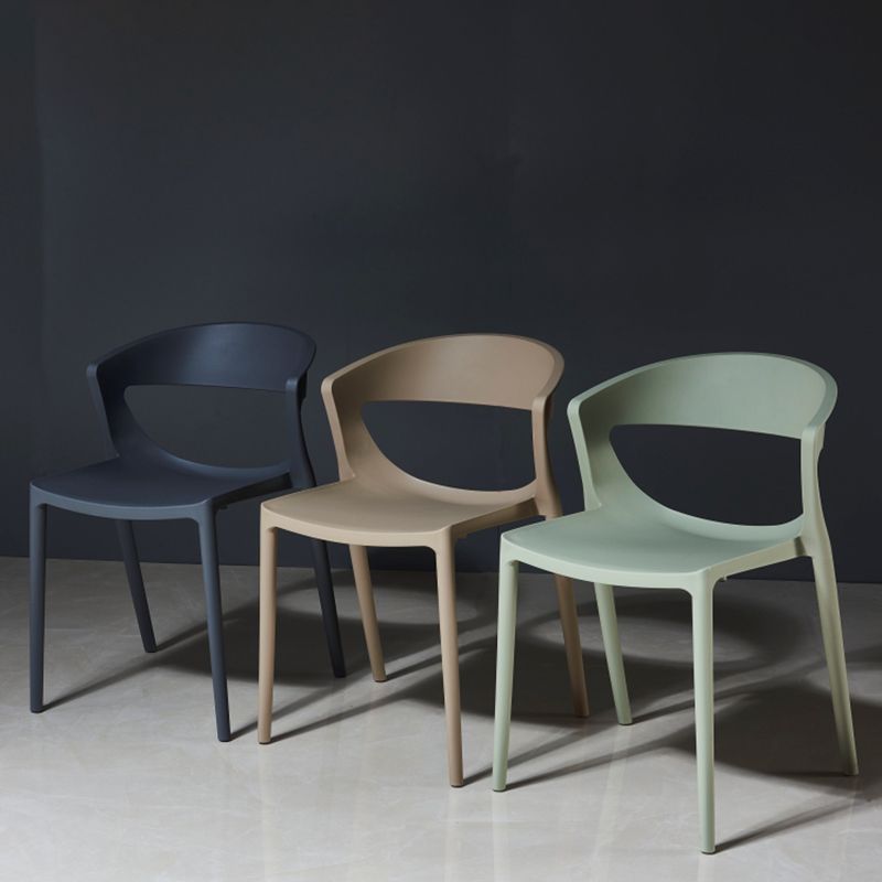 Contemporary Style Plastic Dining Chair Dining Armless Side Chairs for Kitchen Clearhalo ' kitchen&dining_furn' 'Dining Chairs' 'Dining Tables & Seating' 'dining_chair' 'furn' 'furn_dining_chair' 'Furniture' 'furniture_dining_chair' 'Kitchen & Dining Furniture' 'kitchen' 1200x1200_b7e11bb4-2ed8-4d29-b184-83c1f72bf43e