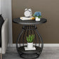 Modern Luxurious Metal Side Table Round Frame Sofa Side Accent Table Clearhalo 'Coffee & Accent Tables' 'End & Side Tables' 'end_side_tables' 'furn' 'furn_end_side_tables' 'Furniture' 'Living Room Furniture' 1200x1200_b7e5aad1-2c76-42c9-b02e-d13175840f37