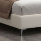 Letto in legno in legno glam Fucice in fico del letto standard con gambe per camera da letto