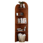 Traditional Closed Back Bookcase Shelves Included for Home Office