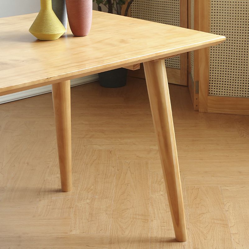 Modern Pine Wood Dining Set 1/2/3/5/7 stukken Natural Finish Dinette Set