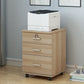 Industrial Cabinet Wood Locking Drawers and Storage Filing Cabinet with Wheels Clearhalo 'Filing Cabinets' 'filling_cabinets' 'furn' 'furn_filling_cabinets' 'Furniture' 'Office Furniture' 1200x1200_b7e7eae9-099a-4826-96d1-93bdf2995662