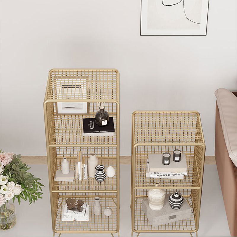 Glam Iron Standard Bookshelf Gold and Black Vertical Bookcase for Bedroom Clearhalo 'Bookcases' 'furn' 'furn_bookcases' 'Furniture' 'furniture_bookcases' 'Office Furniture' 1200x1200_b7e987b5-7e81-469b-8592-63f528286adb