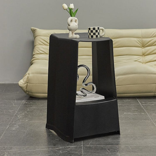 Plastic Bar Stool Modern Style Backless Bar Stools for Living Room