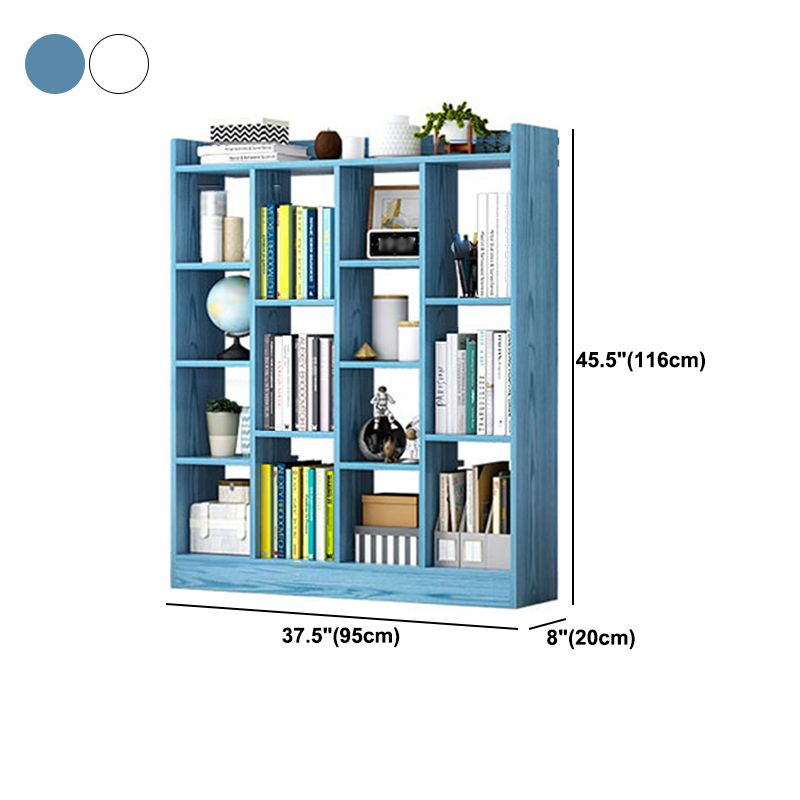 Engineered Wood Standard Bookcase Contemporary Open Back Bookcase Clearhalo 'Bookcases' 'furn' 'furn_bookcases' 'Furniture' 'furniture_bookcases' 'Office Furniture' 1200x1200_b7eb2ade-6ff9-46e5-8fcd-c5395469c17e