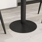 1/2/3 Pieces Round Pub Table Set Modern Stone and Metal Counter Height Set Clearhalo 'Bar Furniture' 'furn' 'furn_home_bar_bar_sets' 'Furniture' 'Home Bars & Bar Sets' 'home_bar_bar_sets' 'Kitchen & Dining Furniture' 1200x1200_b7ee6154-b82c-47a6-a194-a629f5373020