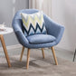 Linen Arm Chair 28.74" L x 24.80" W x 30.31" H Flared Arms Accent Chair with Pillow Back Clearhalo 'Accent Chairs' 'accent_chairs' 'Chairs & Seating' 'furn' 'furn_accent_chairs' 'Furniture' 'Living Room Furniture' 1200x1200_b7f0ed06-212a-4ef0-ad1f-e9983c447344