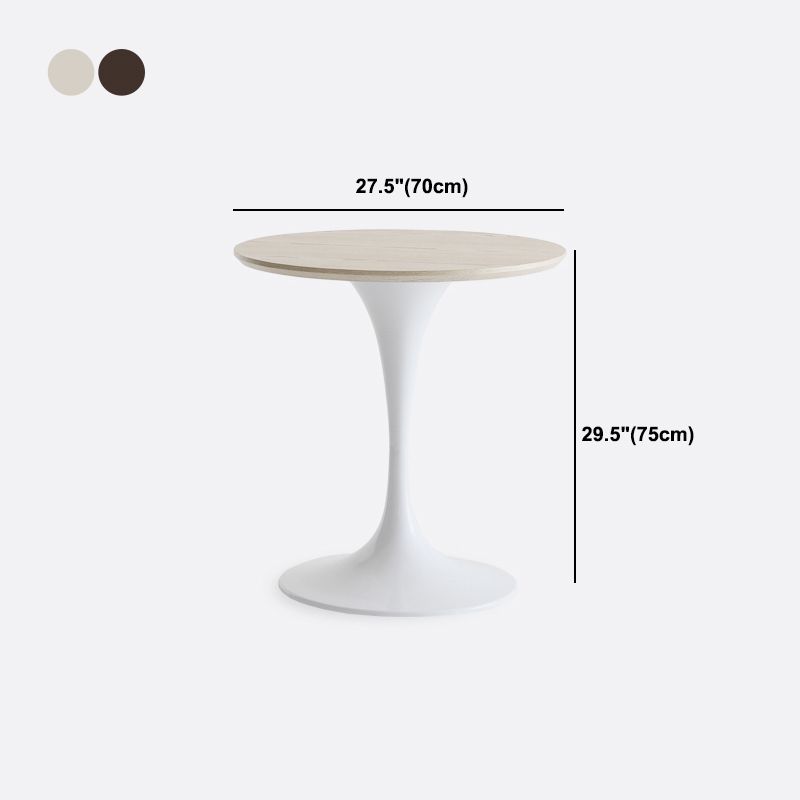 Modern Style Round Table Wooden Dining Table with Pedestal Base for Kitchen Clearhalo 'Bar Furniture' 'Bar Tables' 'bar_tables' 'Dining Tables & Seating' 'Dining Tables' 'dining_table' 'furn' 'furn_bar_tables' 'Furniture' 'furniture_dining_table' 'Kitchen & Dining Furniture' 'kitchen' 'kitchen_dining_table' 1200x1200_b7f20e8f-4ca9-455d-9179-55d232adbae2