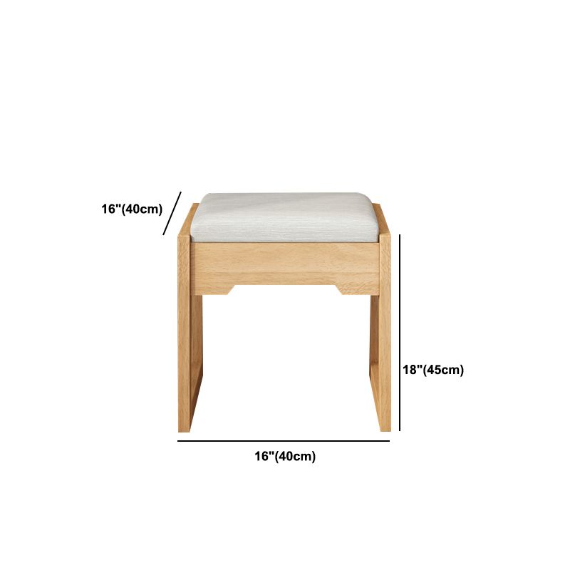 Table de bureau de vanité de maquillage scandinave en blanc et brun pour la chambre