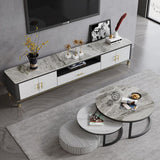 Casa tv home mobile tv in pietra di lusso sinterizzato con gambe sparate