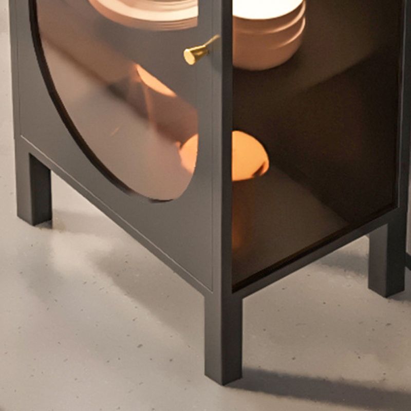 Mobile moderno mobile in vetro per la porta a buffet per la sala da pranzo