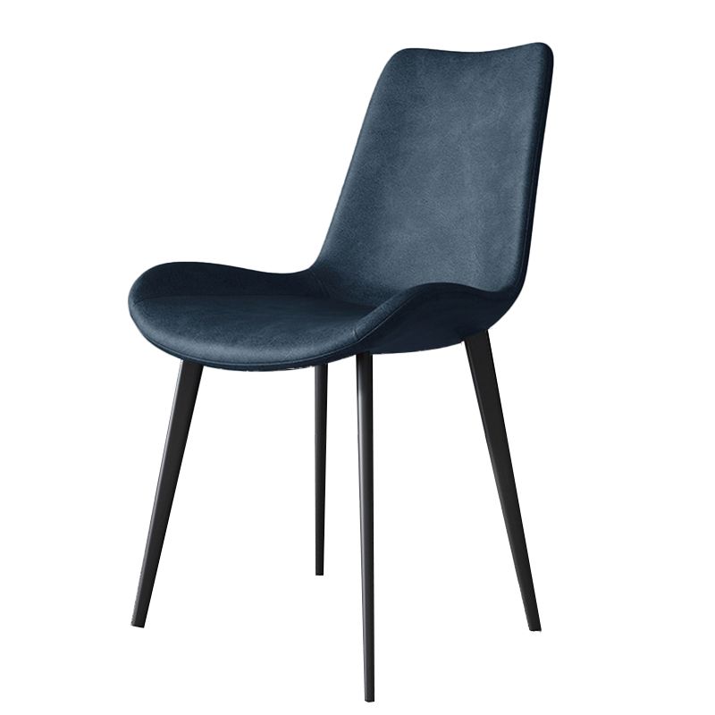 Modern Style Chair Dining Armless Chairs for Kitchen with Metal Legs Clearhalo 'Dining Chairs' 'Dining Tables & Seating' 'dining_chair' 'furn' 'furn_dining_chair' 'Furniture' 'furniture_dining_chair' 'Kitchen & Dining Furniture' 1200x1200_b7f85b4e-c8a4-4cd8-81c0-48ace91733ff