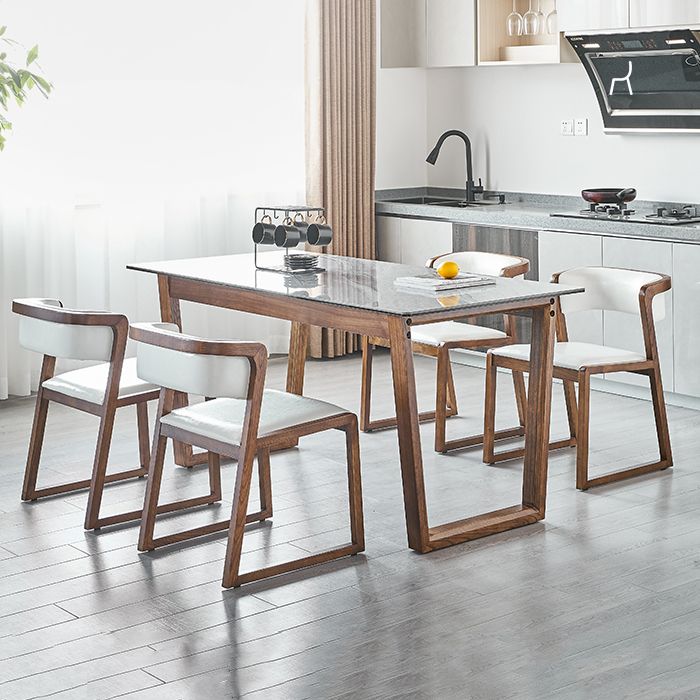 Traditional Wood Dining Side Chair Open Back Dining Side Chair for Home Use Clearhalo ' kitchen&dining_furn' 'Dining Chairs' 'Dining Tables & Seating' 'dining_chair' 'furn' 'furn_dining_chair' 'Furniture' 'furniture_dining_chair' 'Kitchen & Dining Furniture' 'kitchen' 1200x1200_b7fa2139-8d39-42de-a2df-26f51ce4a187