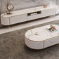 Glam TV Stand Console Stone TV Media Console pour salon