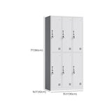 Armoire de rangement en acier gris pour salle de bain armoire contemporaine avec portes à charnière