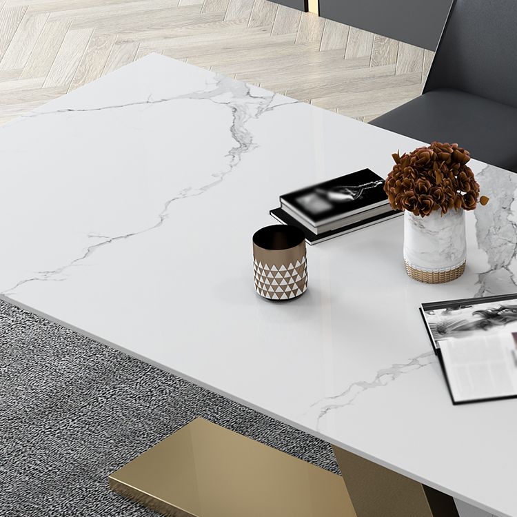 Contemporary 1/2/3/4/5/6/7 Pieces Dining Set Sintered Stone Dining Table Set Clearhalo 'Dining Room Sets' 'Dining Tables & Seating' 'dining_room_set' 'furn' 'furn_dining_room_set' 'Furniture' 'furniture_dining_room_set' 'Kitchen & Dining Furniture' 'kitchen&dining_furn' 'kitchen' 1200x1200_b7fdad48-bf4e-47fe-8050-f04e3963d3ac