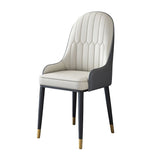 Contemporary Style Dining Chair Arm Dining Chairs with Metal Legs for Kitchen