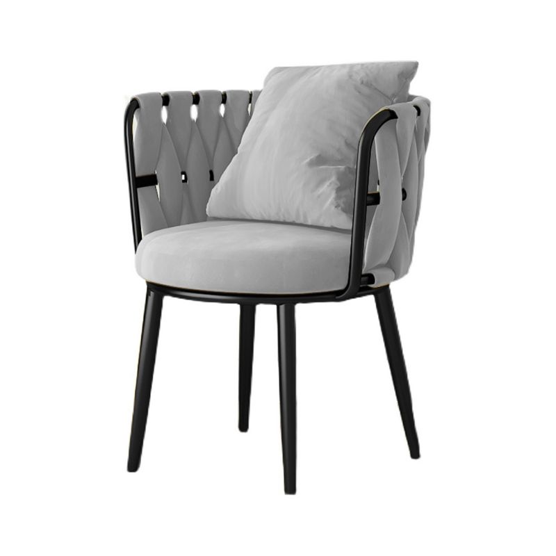 Cushion Back Lounge Chair Basic Four Leg Vanity Chair for Living Room Clearhalo 'Accent Chairs' 'accent_chairs' 'Chairs & Seating' 'furn' 'furn_accent_chairs' 'Furniture' 'Living Room Furniture' 1200x1200_b800a0b8-7616-407a-9ec9-62258e9dc3fd