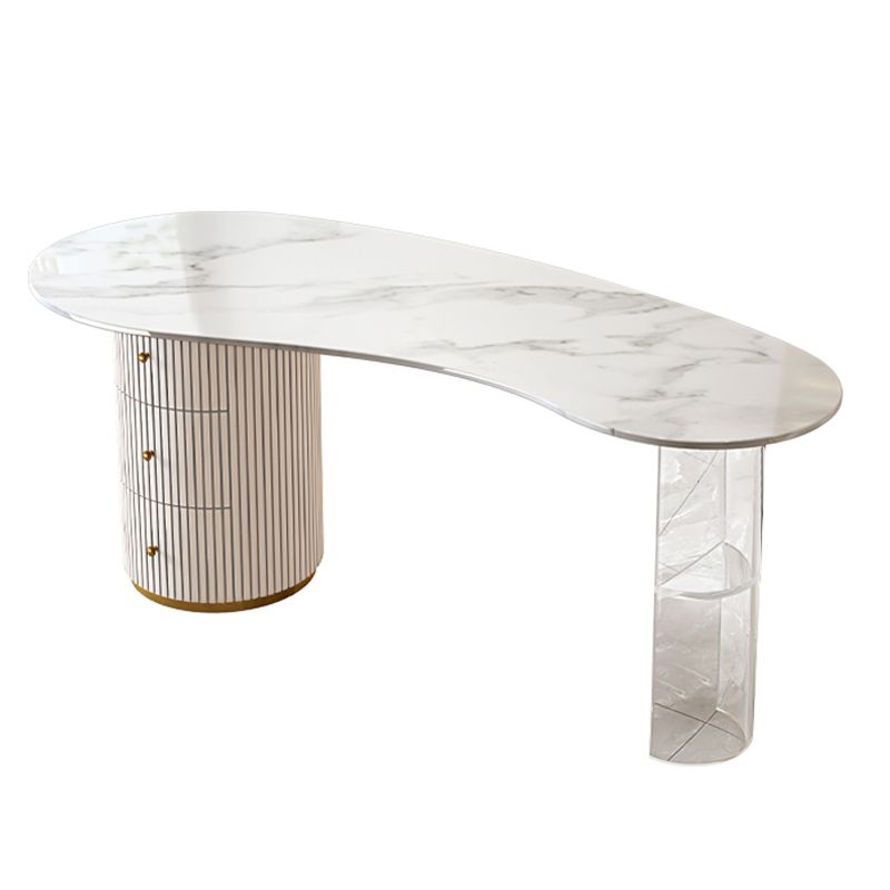 Bureau d'écriture en pierre de style glamour