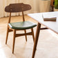Silla lateral de estilo contemporáneo de madera silla de comedor abierta para el hogar para el hogar