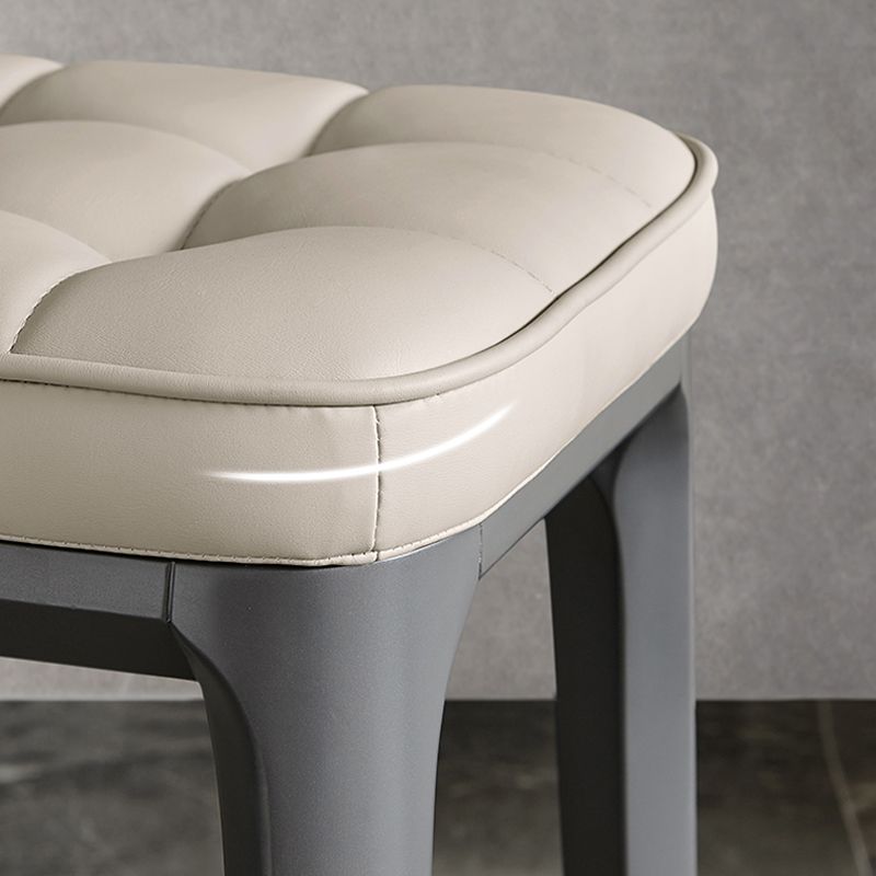 Contemporary Standard Square Leather Standard With Legs for Home Clearhalo 'furn' 'furn_ottomans_poufs' 'Furniture' 'Living Room Furniture' 'Ottomans & Poufs' 'ottomans_poufs' 1200x1200_b804916e-e121-4748-80f1-be20076b9969