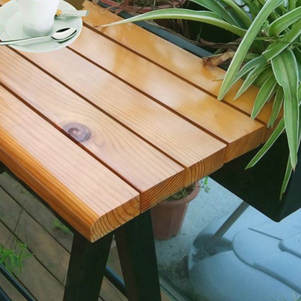 Modern Wood Bar Table with Rectangle Table Top Trestle Table with 42-inch Height Clearhalo 'Bar Furniture' 'Bar Tables' 'bar_tables' 'furn' 'furn_bar_tables' 'Furniture' 'furniture_bar_tables' 'Kitchen & Dining Furniture' 1200x1200_b8057148-60e4-45c4-aed3-9b5f66f1ac16