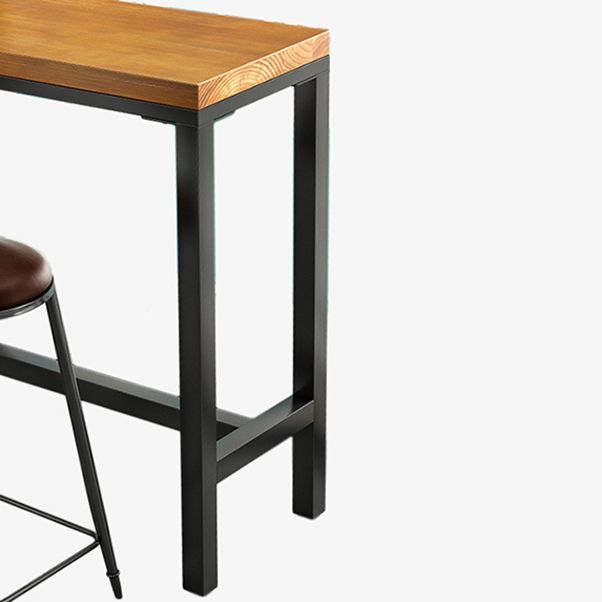 Set tavolo da bar moderno da pub 1/5/9 pezzi Tavolo e sgabelli da bar in legno massello e ferro