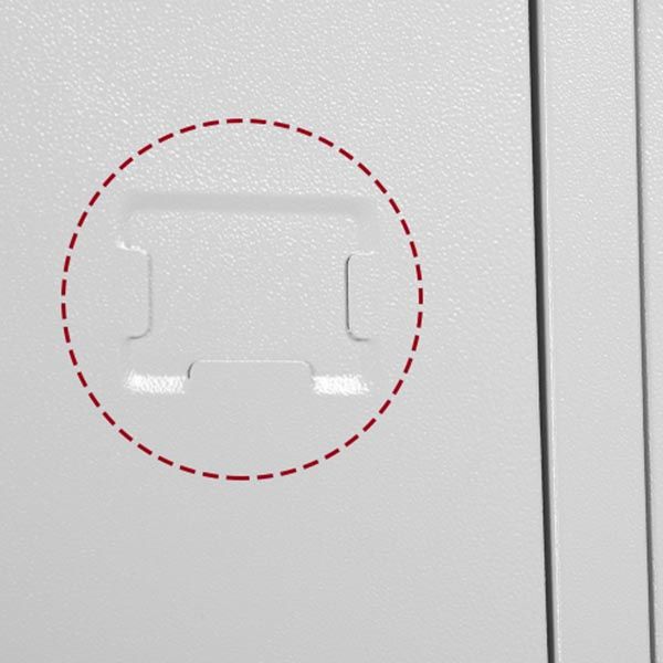 White Steel Wardrobe Armoire Contemporary Hinged Wardrobe Cabinet Clearhalo 'Armoires & Wardrobes' 'armoires_wardrobes' 'Bedroom Furniture' 'furn' 'furn_armoires_wardrobes' 'Furniture' 1200x1200_b80a3e24-e2cb-4709-ad64-93f86350f9fd